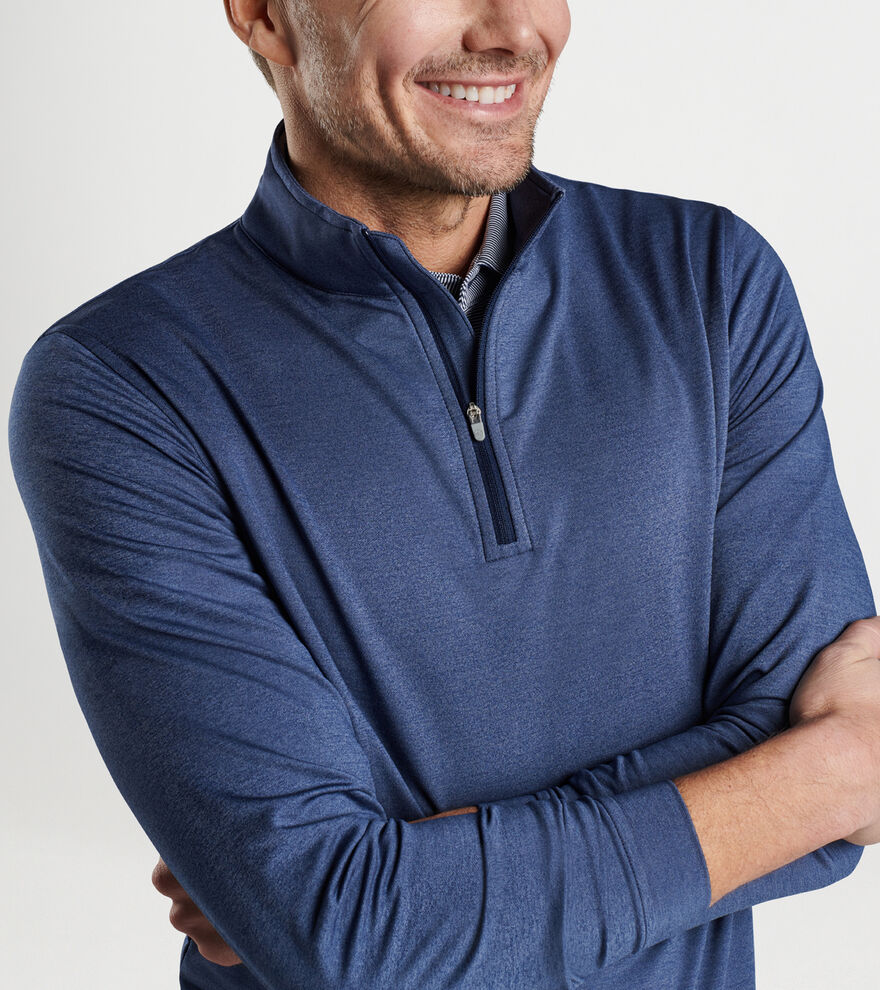 Perth Mélange Performance QuarterZip Men's Pullovers & Hoodies